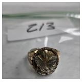 MENS STERLING RING WITH EAGLE