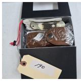 BROKER SINGLE BLADE LOCK BACK W/SHEATH NEW