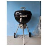 Vintage Weber Kettle Charcoal Grill Black