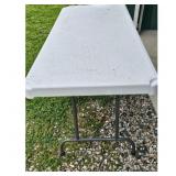 Lifetime 6-Foot Fold-In-Half Table White