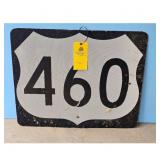 US Route 460 Shield Sign