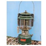 Vintage Coleman Green Propane Lantern
