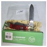 HEN & ROSSTER 3 BLADE POCKET KNIFE W/ORIG. BOX