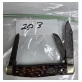 SOLINGEN TREE 3 BLADED POCKET KNIFE