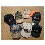 Lot of 7 Baseball Caps - Various Brands and Design