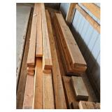 Lot of Assorted Lumber Wood Boards