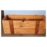 Vintage Eaton Auto Wooden Crate Box Made in Japan