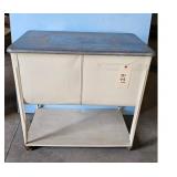 Vintage Double Basin Wash Sink Utility Cart with W