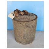 Vintage Metal Gas Can Jerry Can 13