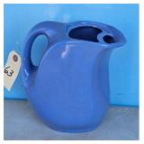 Vintage Blue Hall China Pitcher for Montgomery War
