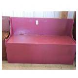Vintage Storage Bench - Pink