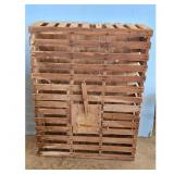 Vintage Wooden Chicken Crate