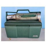 Vintage Stanley Lunch Box Cooler with Thermos Gree