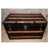 Black Steamer Trunk Decor Storage