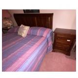 Sleigh bed Dresser & Bed Side Drawer