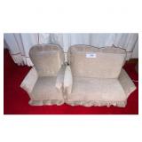 Beige Doll Armchair Set Textured