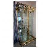 Brass Gold Display Cabinet