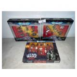 3 Star Wars Micro Machines Playsets