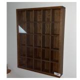 24 hole Trinket / Small Doll Shelf