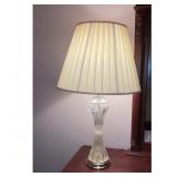 Decorative Table Lamps Set Cream Pink