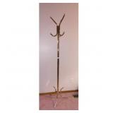 Gold Metal Coat Rack Stand