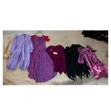 Childrens Costume Set Purple Red Burgundy Black Pi