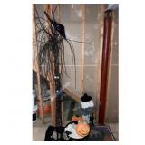 Black Halloween Decor Set