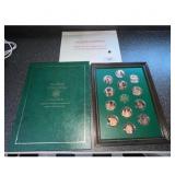 Girl Scout Medals Collection Framed Display