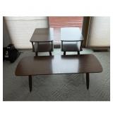 Dark Wood Mid Century Modern Set.