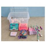 Kids Doctor Kit Toy Set with Pet Carriers and Acce