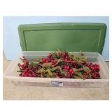 Christmas Berry Pine Cone Garland Floral Arrangeme