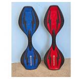 Ripstik Caster Board Skateboard 2-Pack Blue & Red