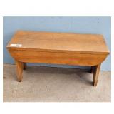 Wooden Step Stool Bench