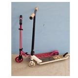 Lot of 2 Scooters: Halo and Fusion Kids Scooter