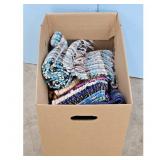 Lot of 5 Woven Rag Rugs - Various Colors and Patte