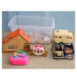 Calico Critters / Sylvanian Families Toy Lot - Hou