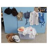 Childrens Costume Set: Doctor Coat, Hats, and Clot