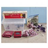 Christmas Decor Lot: 4ft Noble Fir Tree Box, Stora