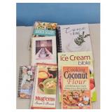 Lot of 5 Spiral Bound Cookbooks: Loaded Salads, Co