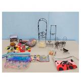 Assorted Kawaii Charms, Pouches, and Miniatures Lo