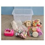 Toy Kitchen Playset with Microwave, Food, and Acce