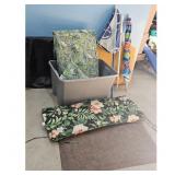 Outdoor Patio Cushions and Mat Lot
