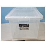 Clear Storage Tote 60 Quart with Lid