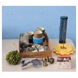 Assorted Craft & Garden Lot: Bird Feeder Parts, Be
