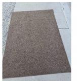 Brown Textured Area Rug Mat