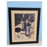 Framed Wine Art Print