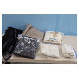 Lot of Home Linens: Shower Curtain, Sheets, and Bl