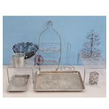 Kitchen Storage Lot: Wire Racks, Baking Sheets, Ba