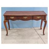 Antique Mahogany Console Table with Cabriole Legs