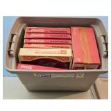 Tote full of Coca-Cola Thermometers and Glasses Co